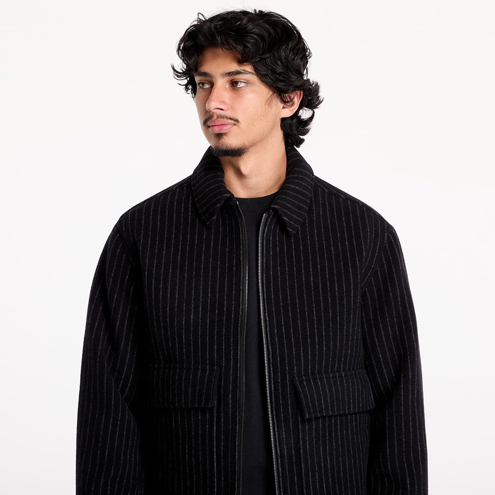 Jackets Calvin Klein Jeans Wool Blend Jacket Black