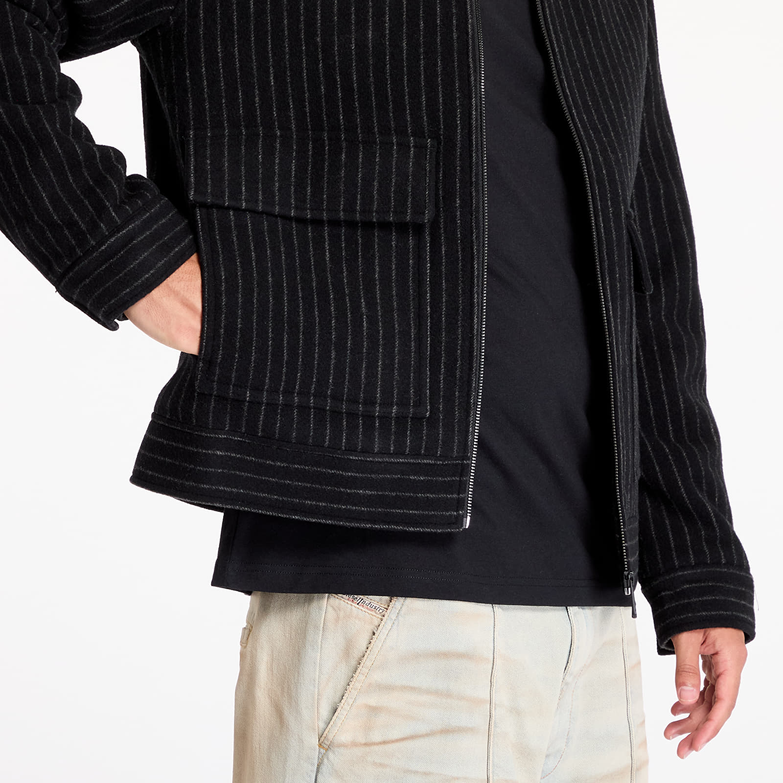 Jackets Calvin Klein Jeans Wool Blend Jacket Black