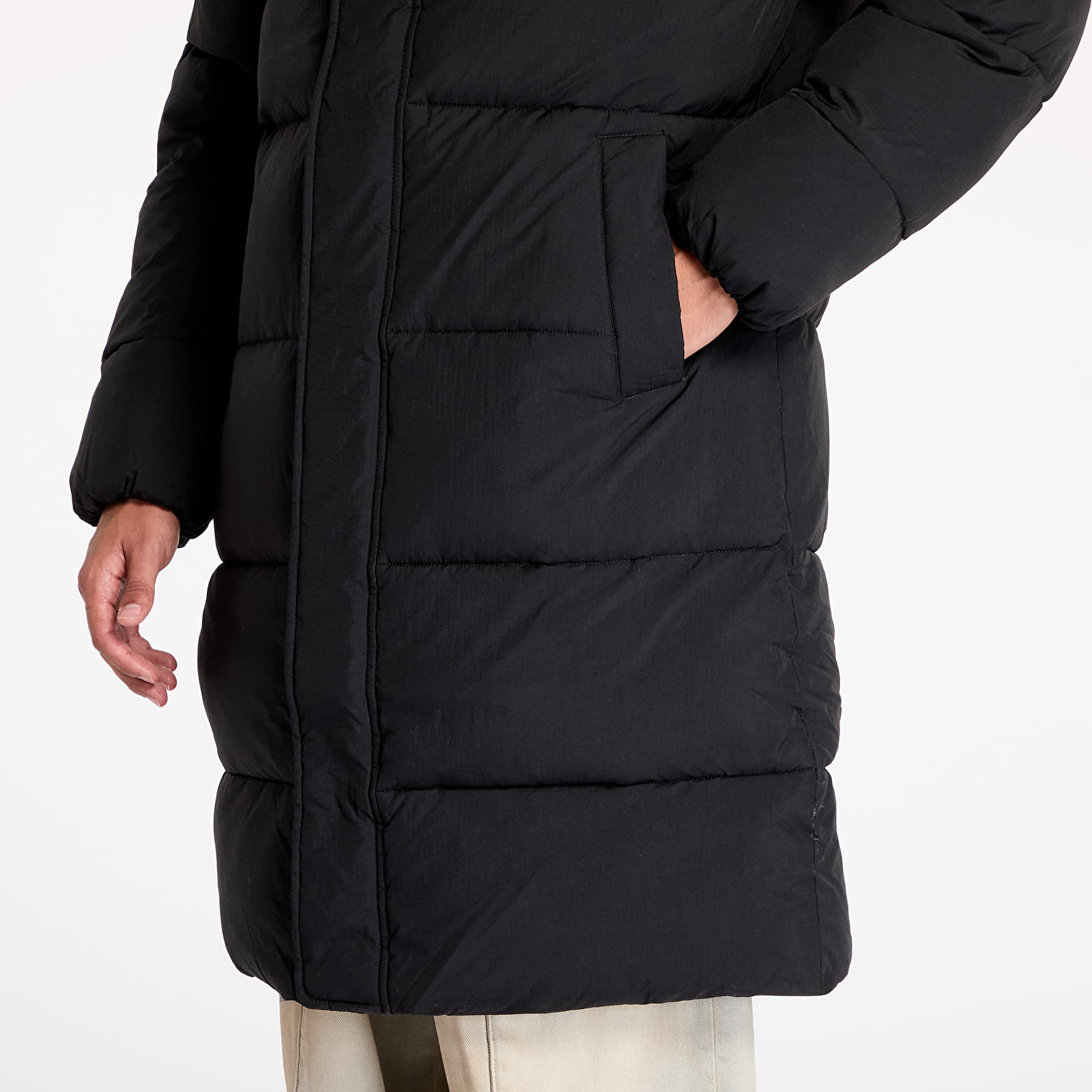 Parka kabát Calvin Klein Jeans Essentials Non Down Jacket Black