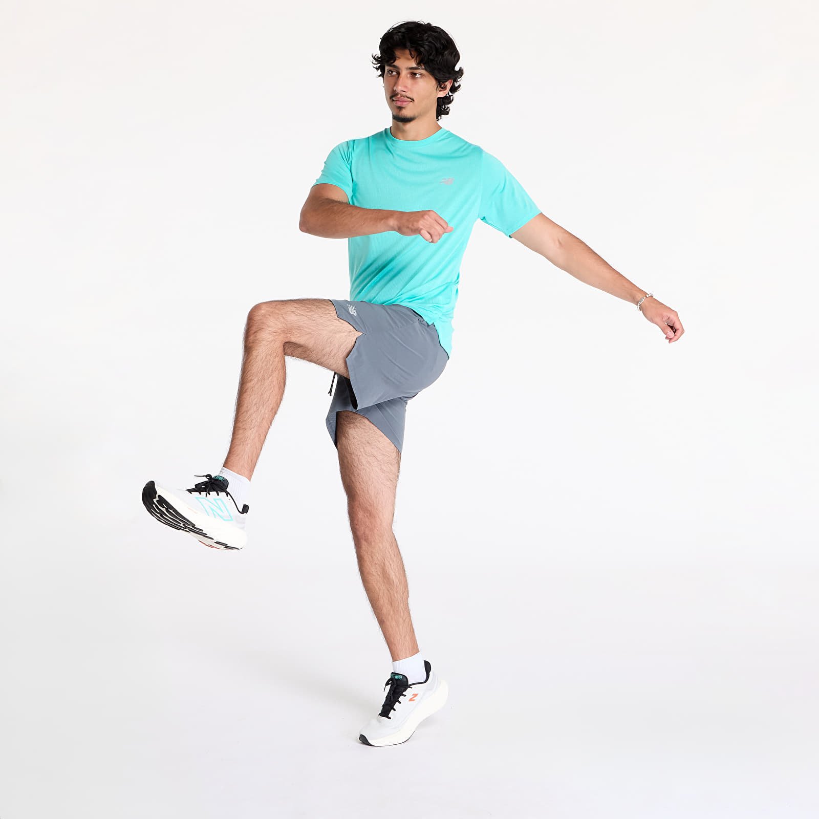 Férfi pólok New Balance Athletics T-Shirt Cyberjade