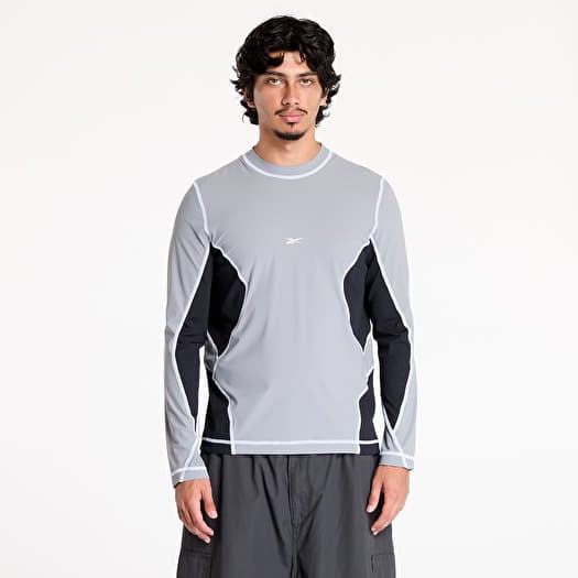T-shirt Reebok Long Sleeve Training Tee Harbor Gray