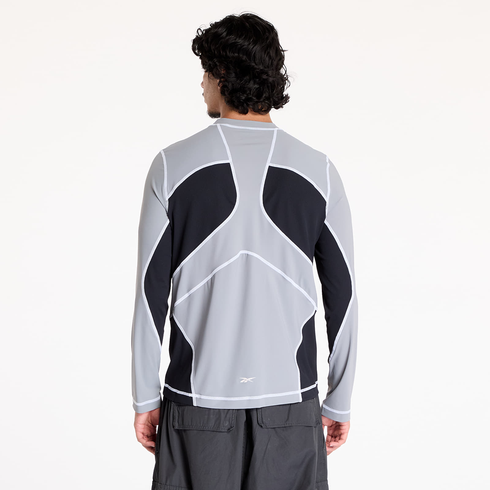Koszulki Reebok Long Sleeve Training Tee Harbor Gray