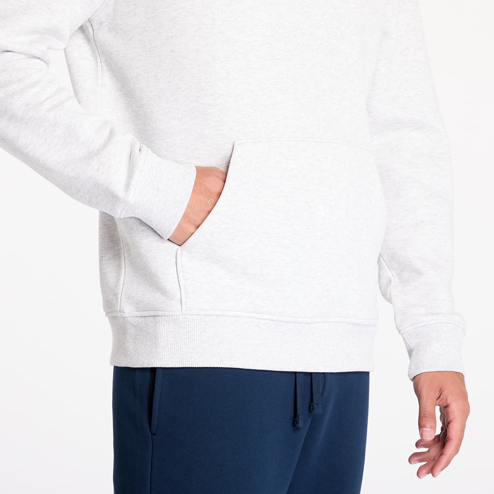 Puloverji   Tommy Jeans Regular Badge Hoodie Silver Grey
