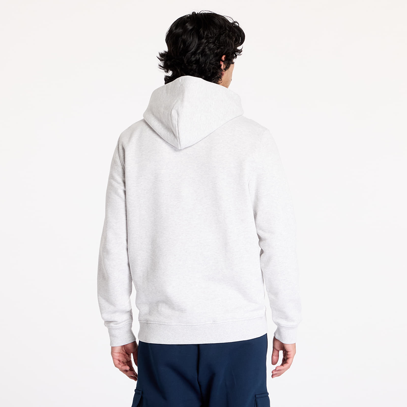 Puloverji   Tommy Jeans Regular Badge Hoodie Silver Grey