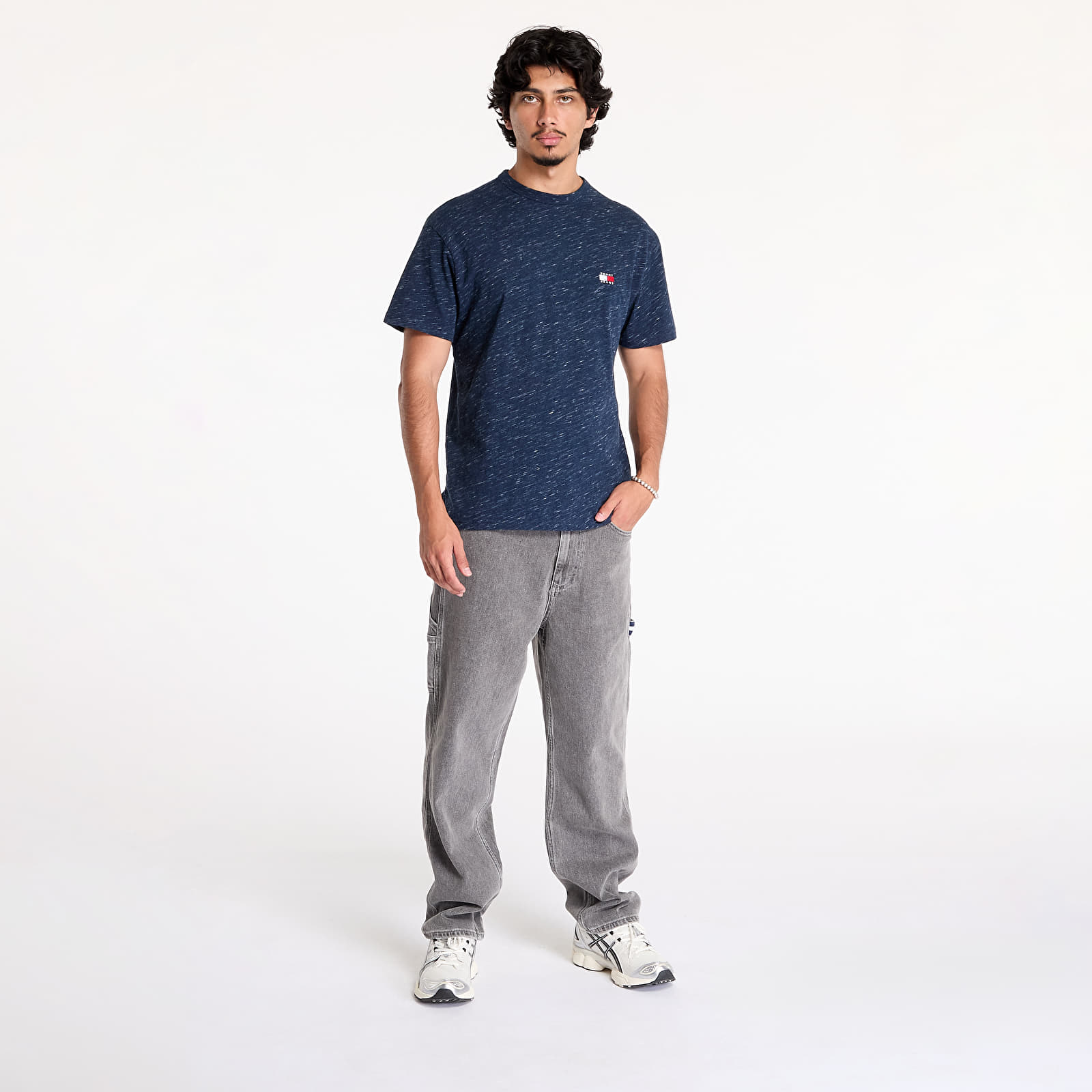 Тениски Tommy Jeans  Badge Crew Neck T-Shirt Dark Night Navy
