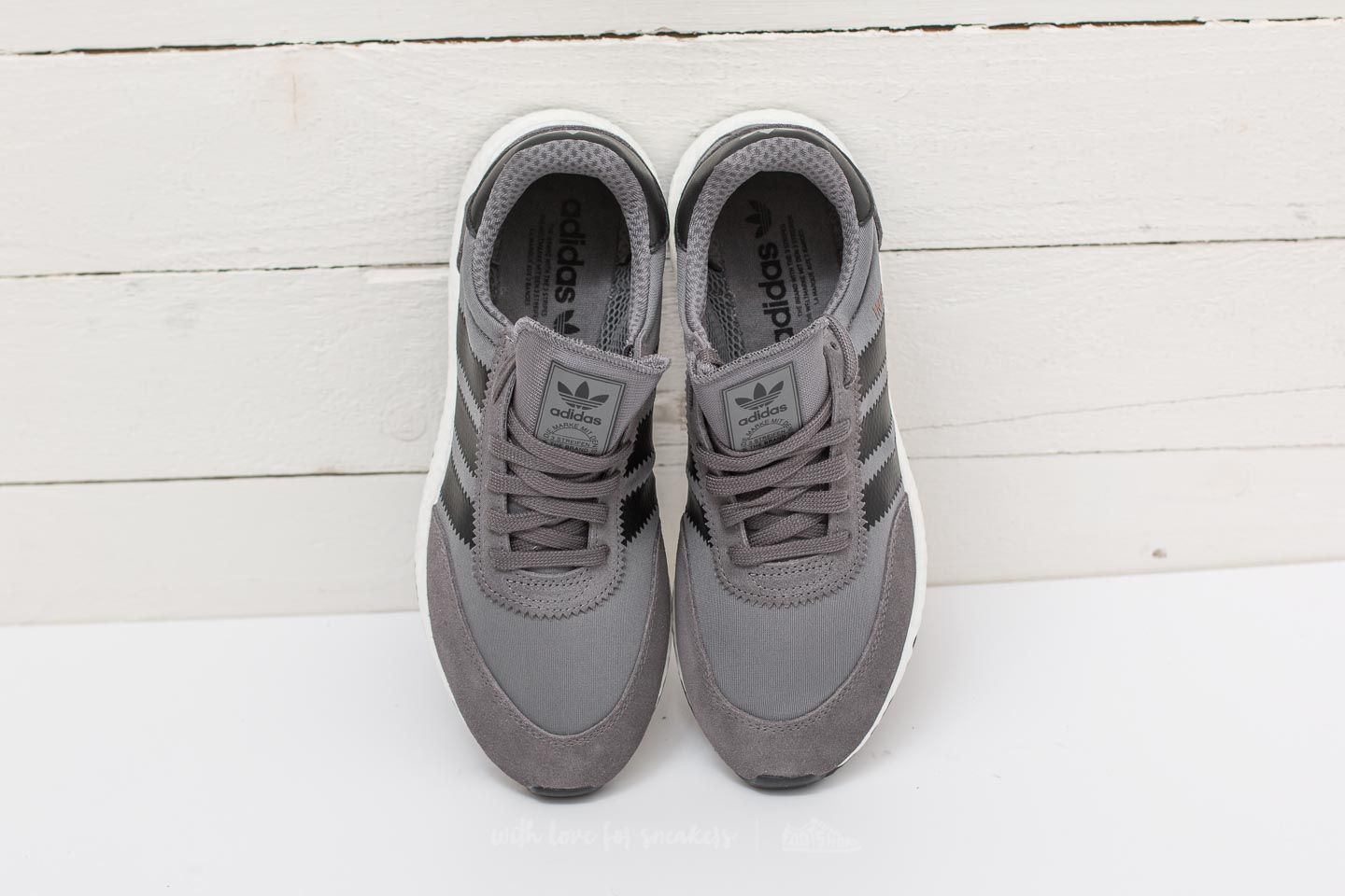 Men's shoes adidas Iniki Runner Grey Four/ Core Black/ Footwear White