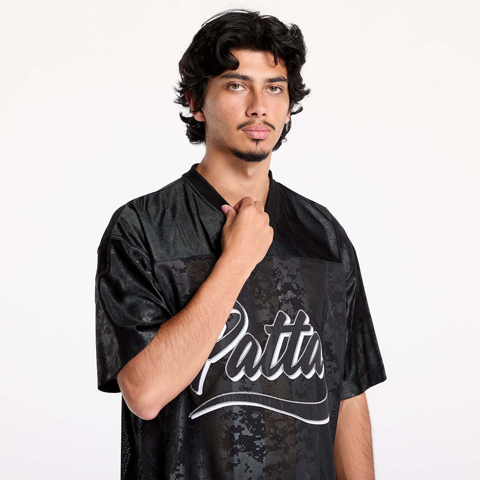 Jerseys Patta Digi Lobi Mesh Football Jersey UNISEX Black