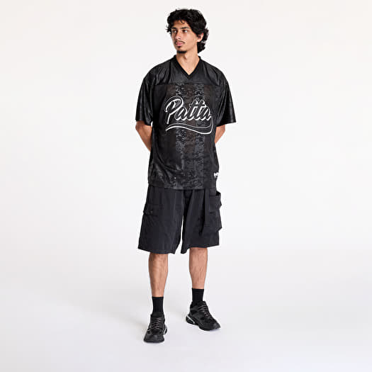 新品未使用 Patta パタ フットボールシャツ 黒 BEAMS XL Jerseys Patta Digi Lobi Mesh Football Jersey UNISEX Black (POC
