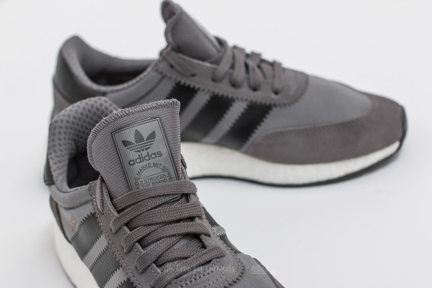 Men's shoes adidas Iniki Runner Grey Four/ Core Black/ Footwear White