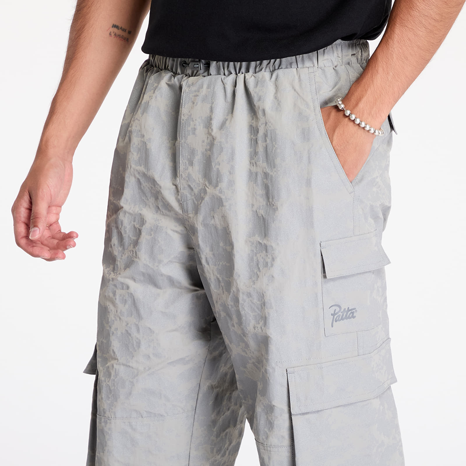 Men's trousers Patta Digi Camo Reflective Cargo Pants Wild Dove