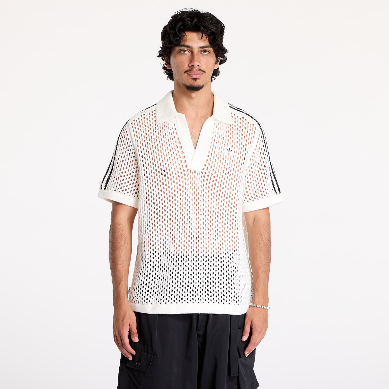 Koszulki adidas x Clot C Polo UNISEX Core White