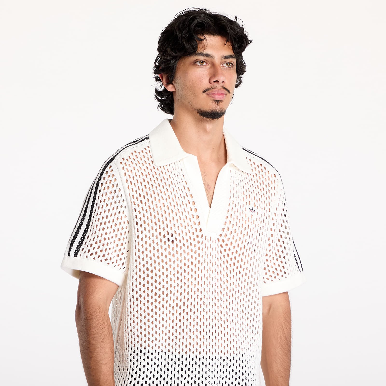 Koszulki adidas x Clot C Polo UNISEX Core White