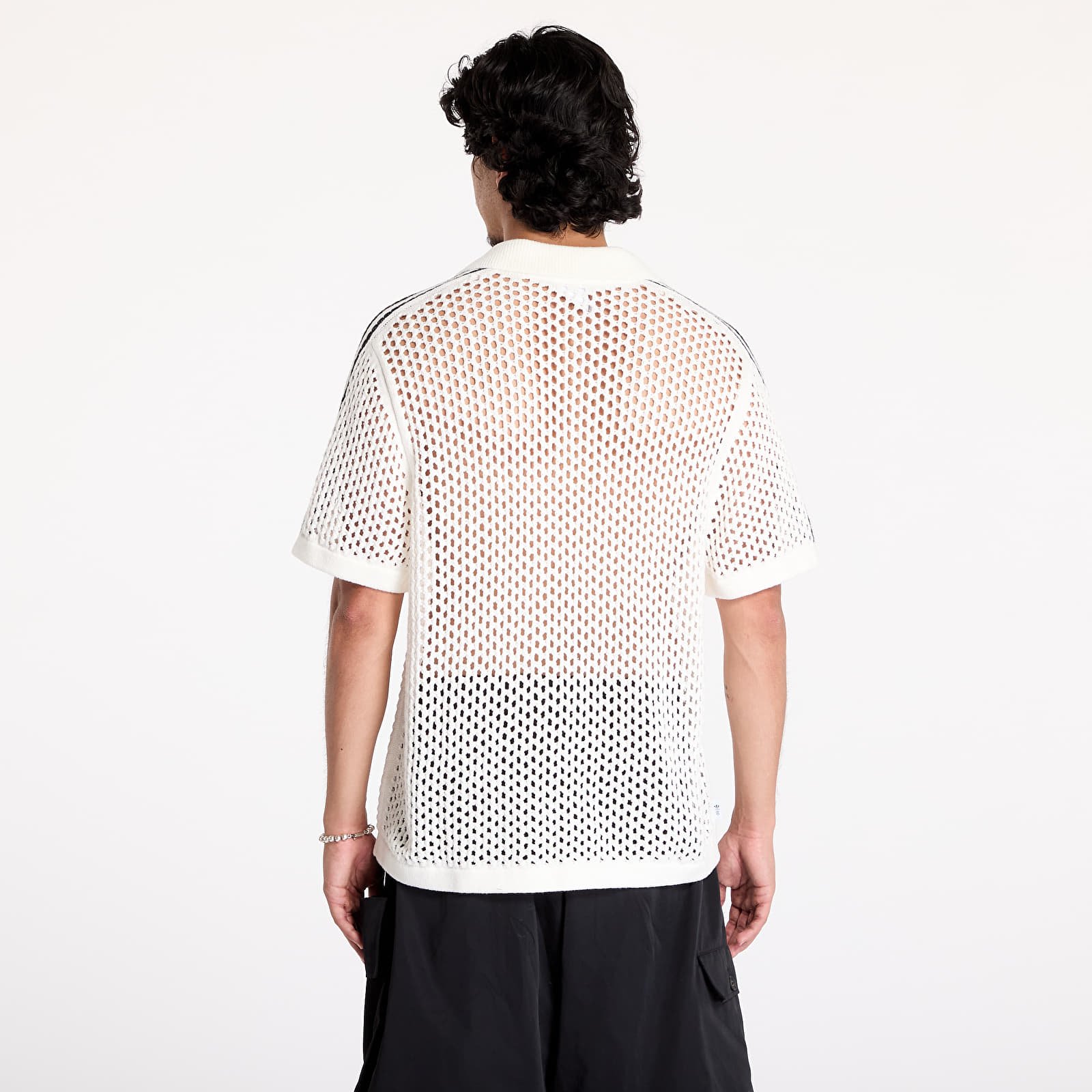 Koszulki adidas x Clot C Polo UNISEX Core White