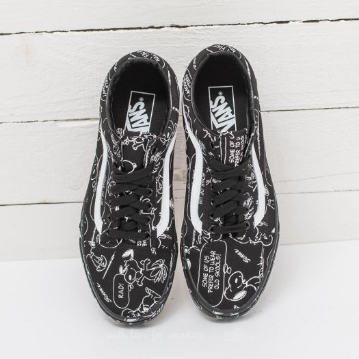 Vans x peanuts old skool snoopy black new arrivals