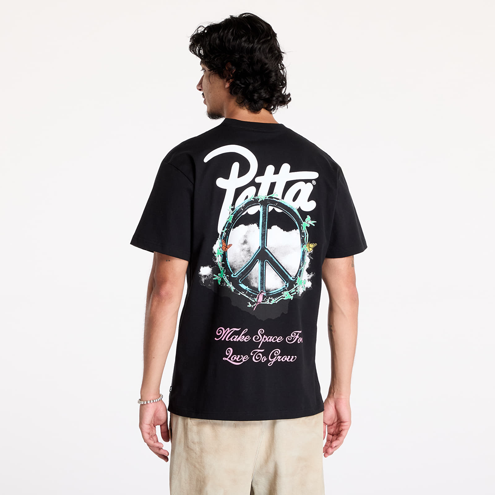 Majice T-shirt Patta Xerox Peace T-Shirt UNISEX Black
