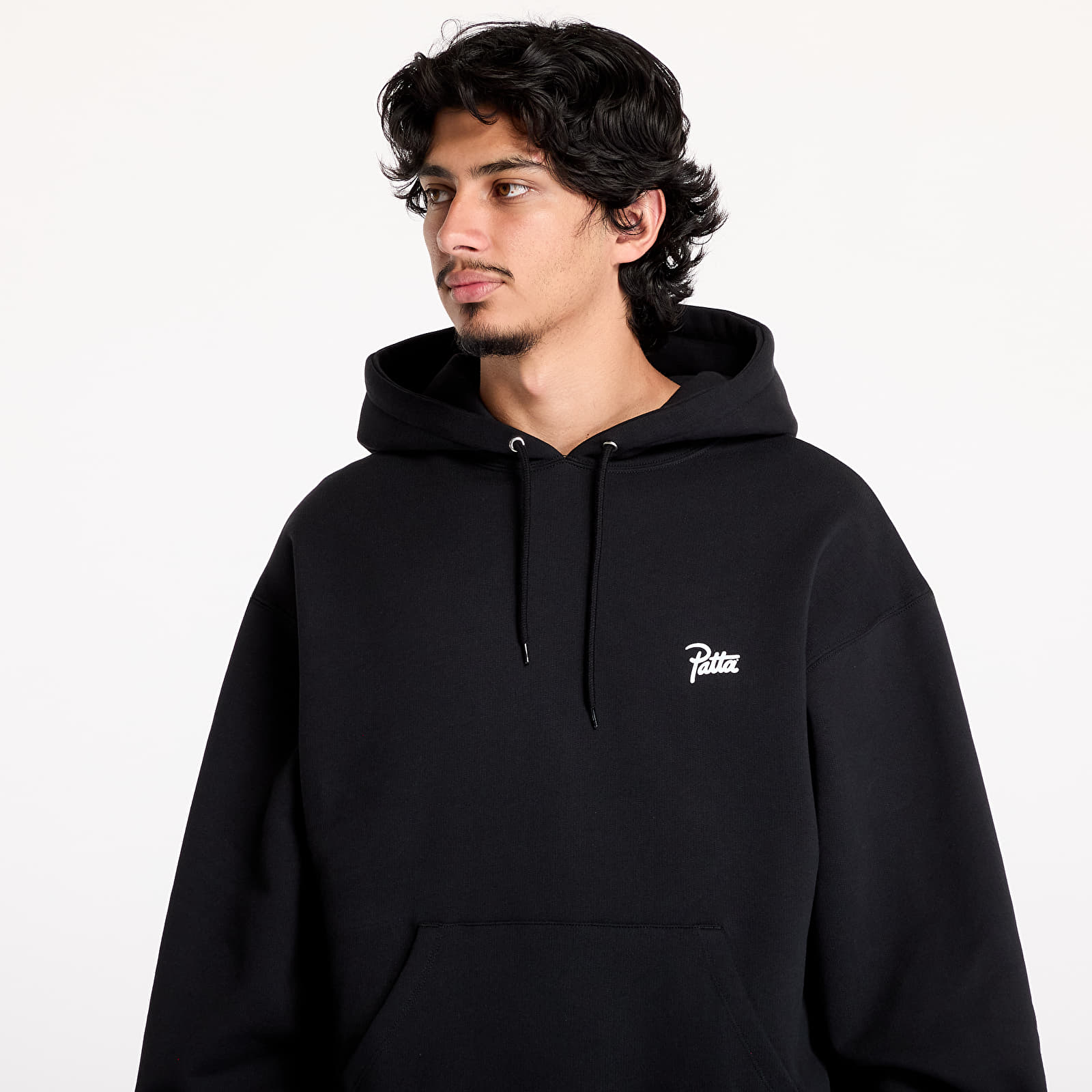 Hanorace Patta Xerox Peace Boxy Hooded Sweater UNISEX Black