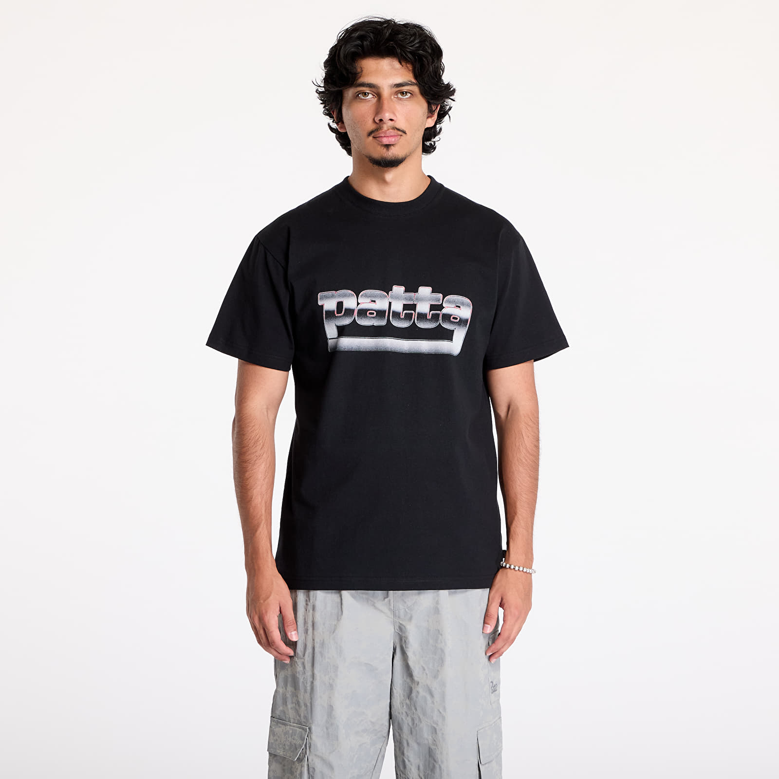 T-shirty męskie Patta Metal T-Shirt UNISEX Black