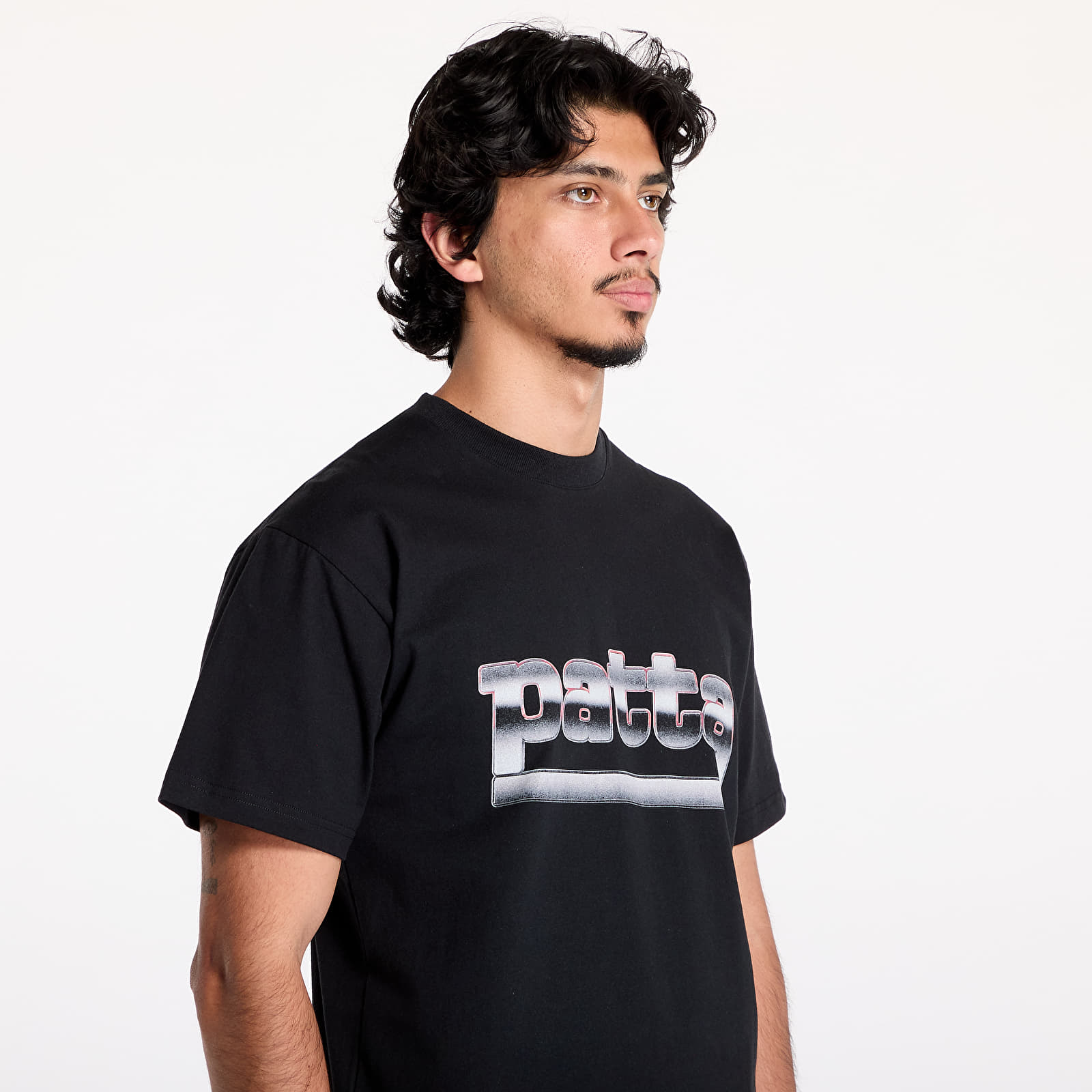 T-shirty męskie Patta Metal T-Shirt UNISEX Black