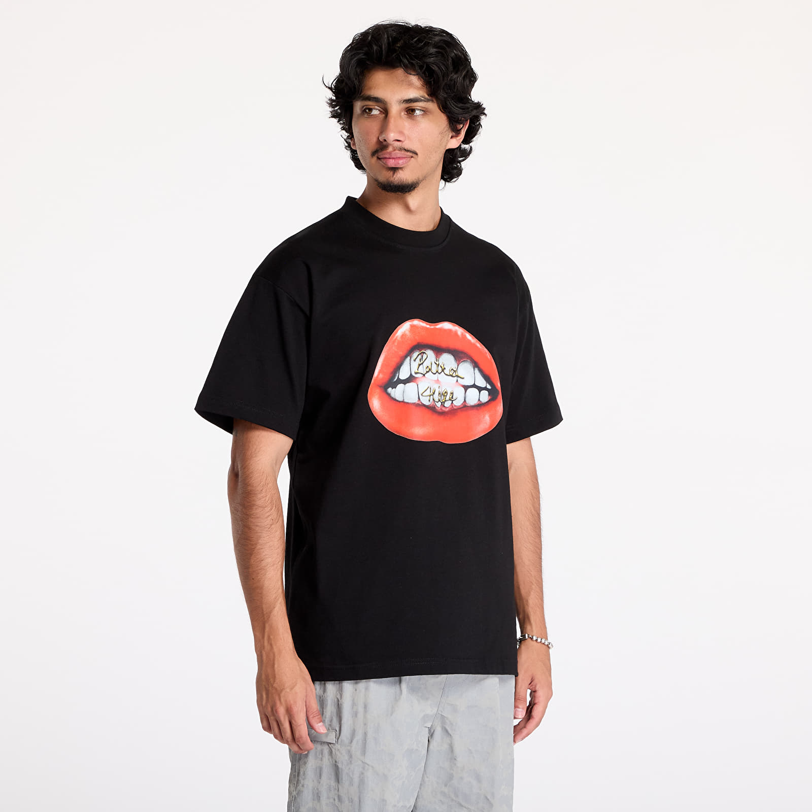 Pánská trička Patta Smile T-Shirt UNISEX Black