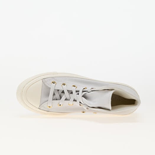 Grey and gold converse discount