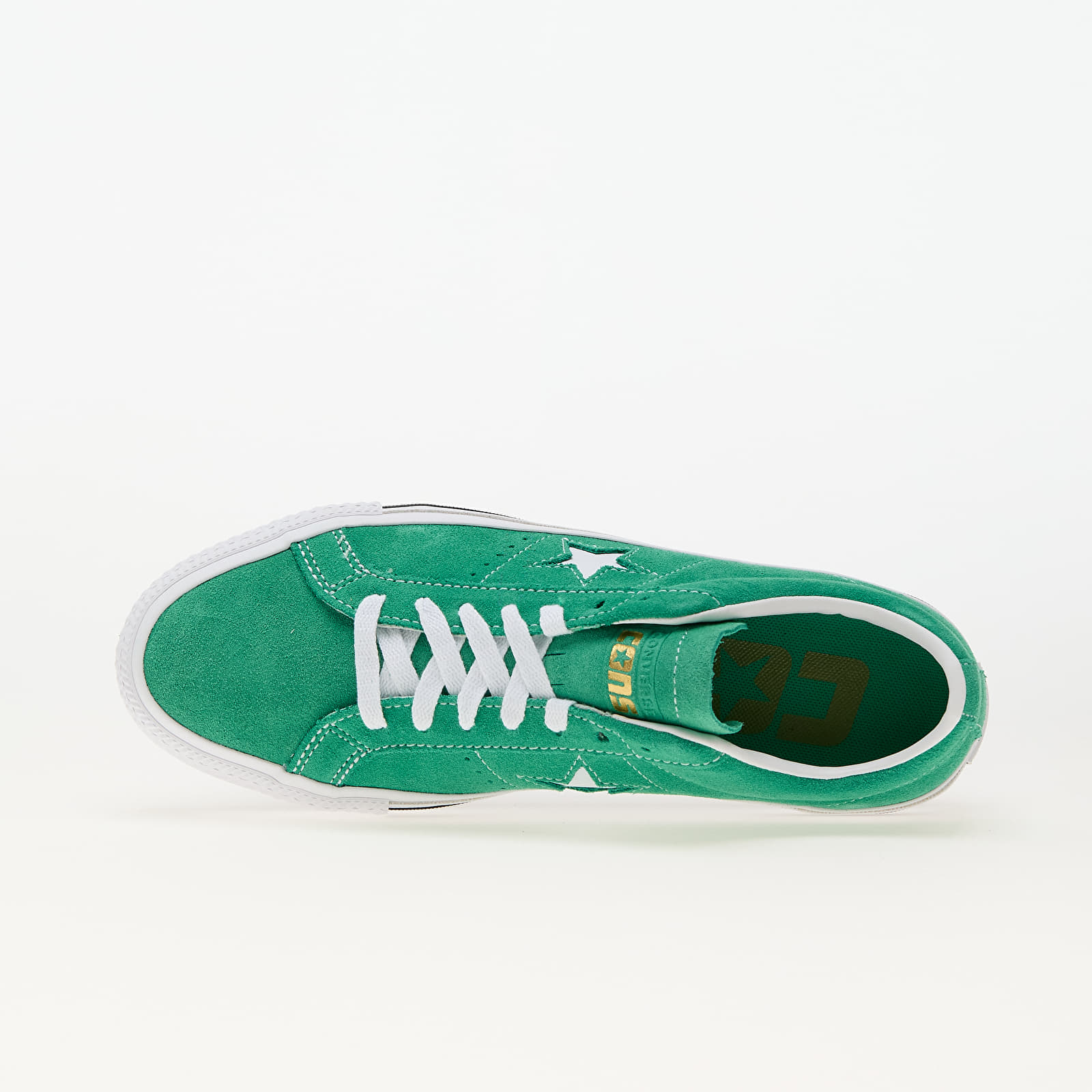 Men's shoes Converse Cons One Star Pro Suede Apex Green/ White/ Black