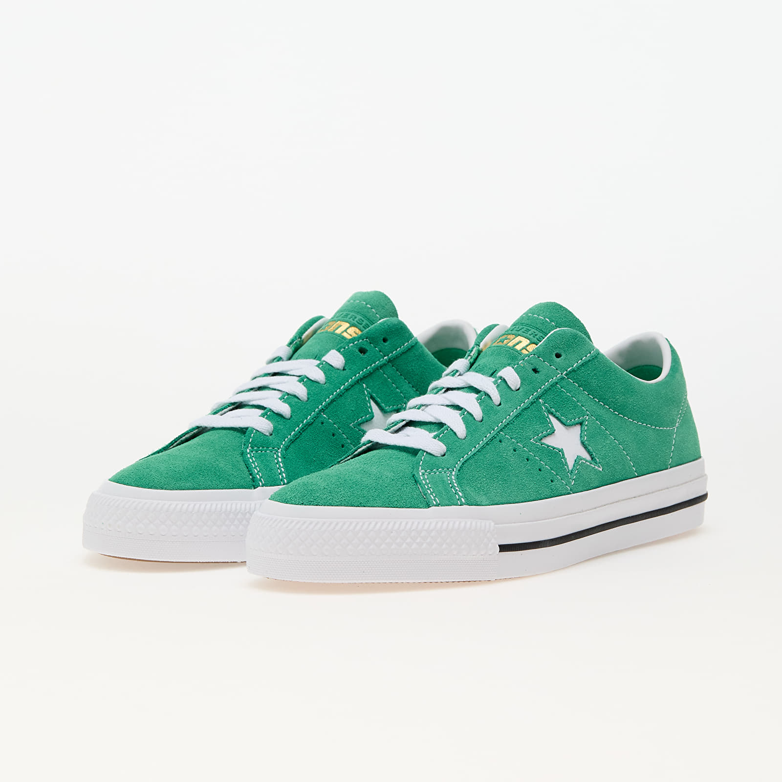 Men's shoes Converse Cons One Star Pro Suede Apex Green/ White/ Black