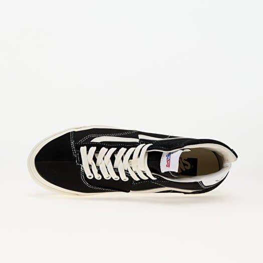 Herren Sneaker und Schuhe Vans Clash the Wall LX Suede Canvas Black White Footshop
