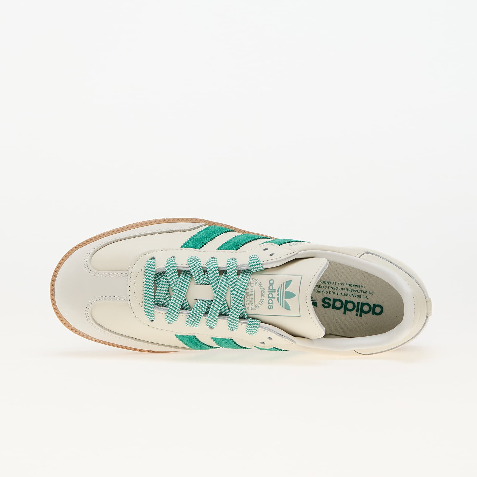 Damen Sneaker und Schuhe adidas Samba Og W Off White Court Green Haze Green Footshop