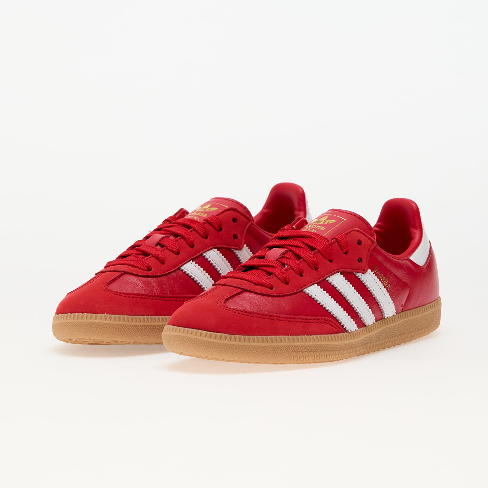 Dámské tenisky a boty adidas Samba Og W Better Scarlet/ Ftw White/ Gold Metallic