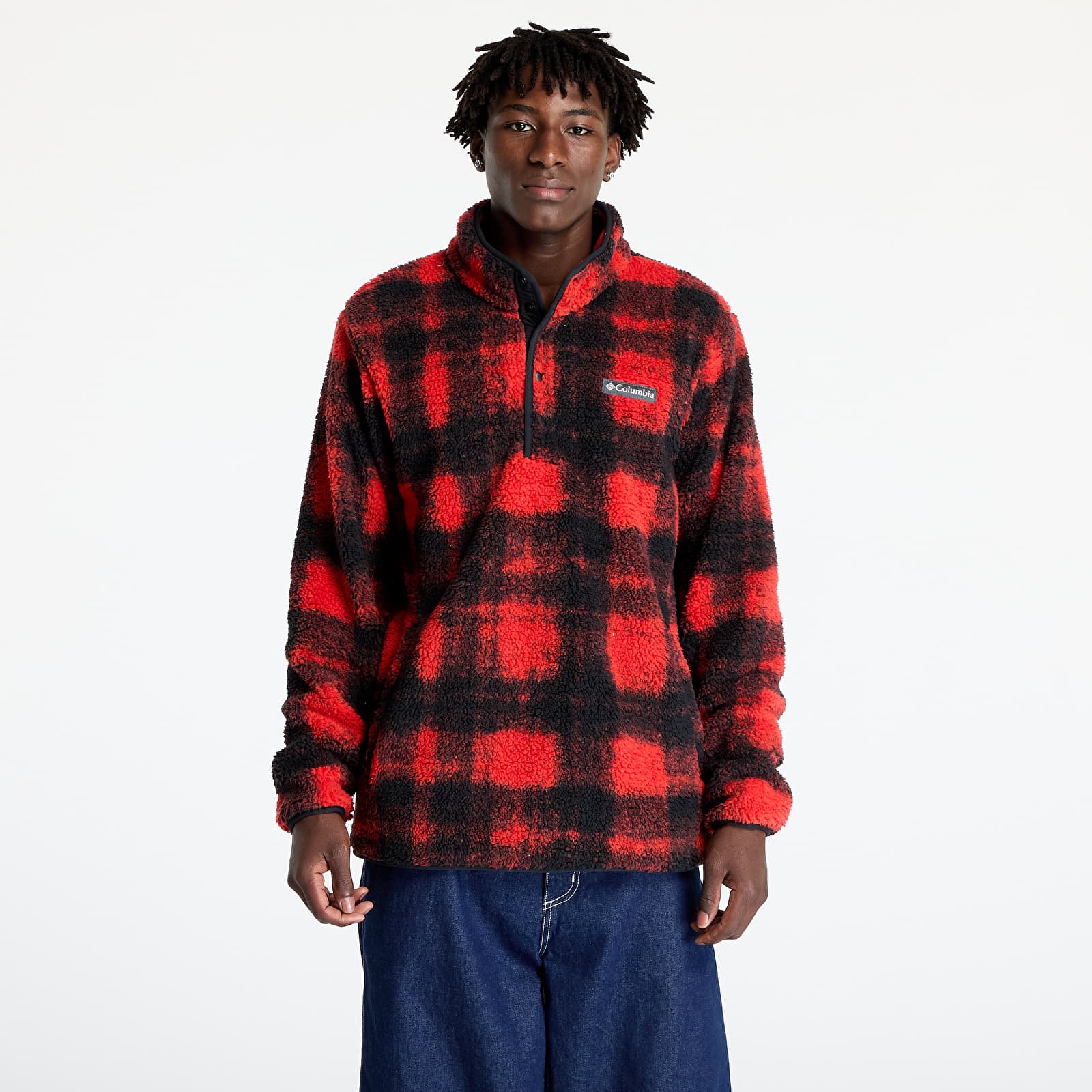 Sweatjacken und Sweatshirts Columbia Rugged Ridge™ Half Snap Fleece Sail Red Omblur