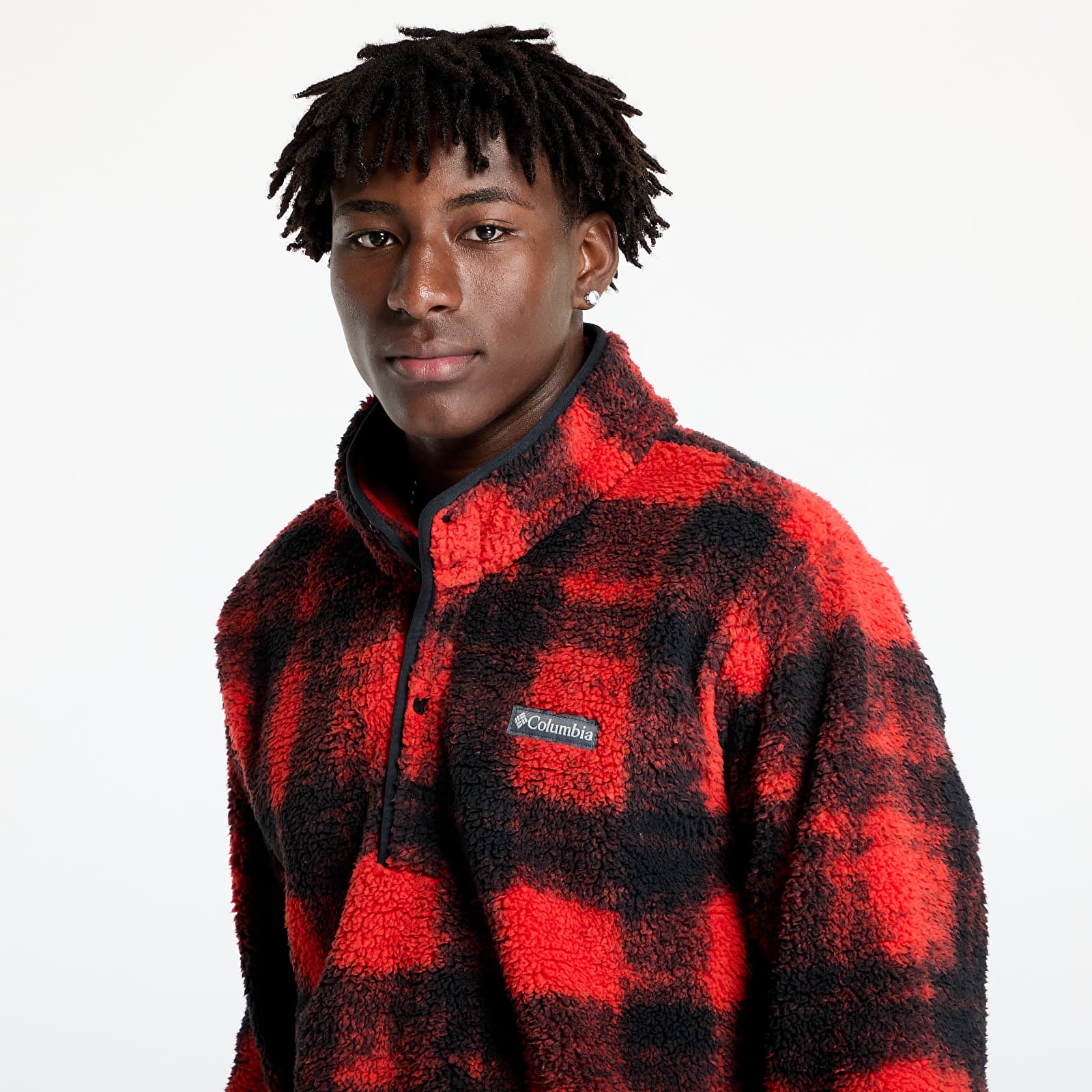 Sweatjacken und Sweatshirts Columbia Rugged Ridge™ Half Snap Fleece Sail Red Omblur