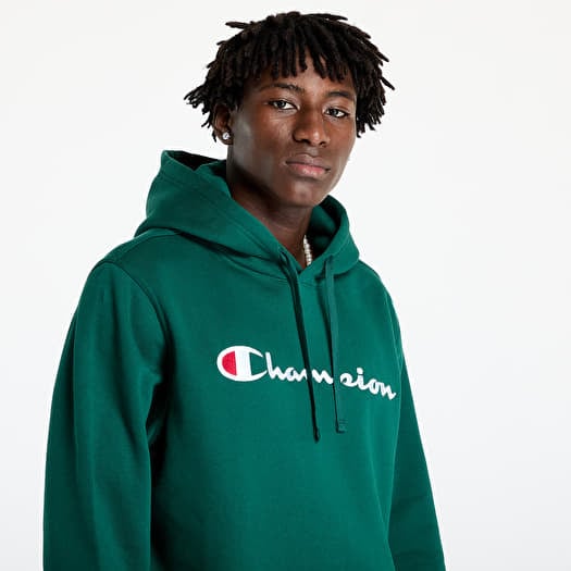Men s hoodies Champion Hooded Sweatshirt Green Footshop