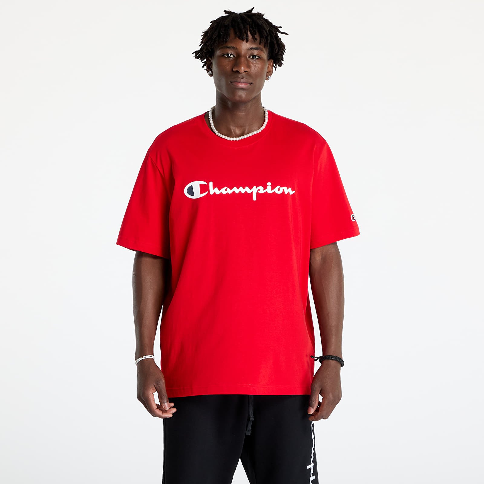 T-shirty męskie Champion SS Tee Red