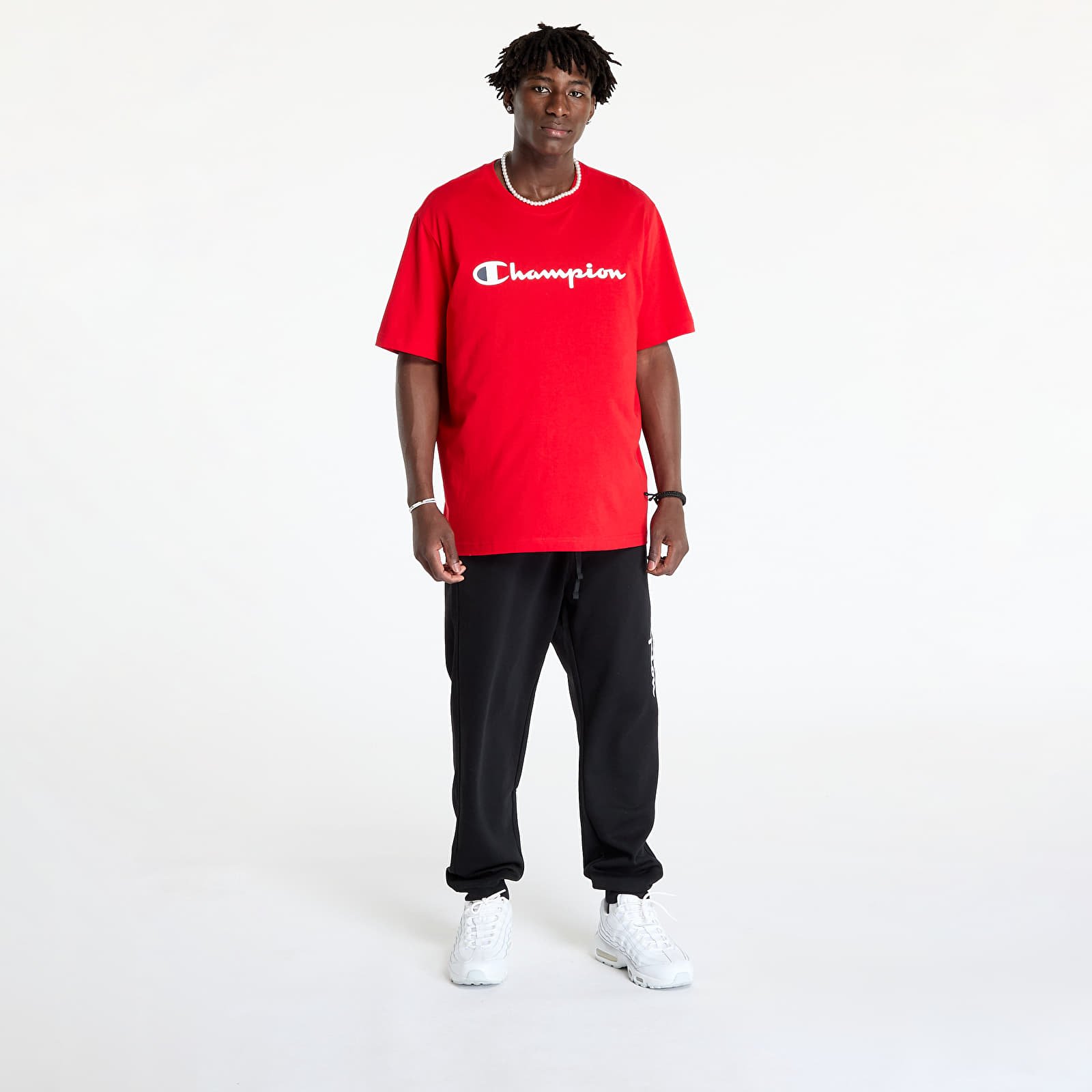 T-shirty męskie Champion SS Tee Red