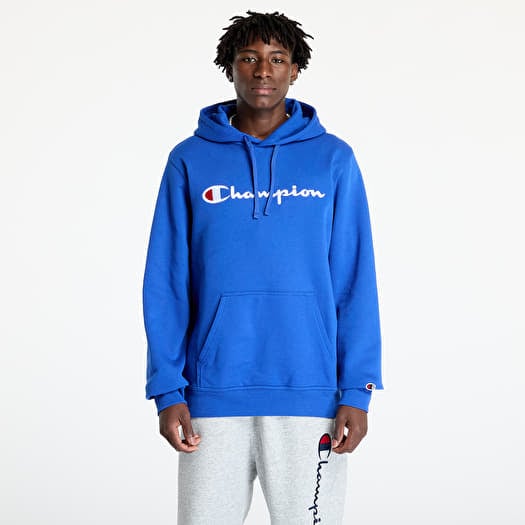 Women s hoodies Champion Hooded Sweatshirt Blue Footshop
