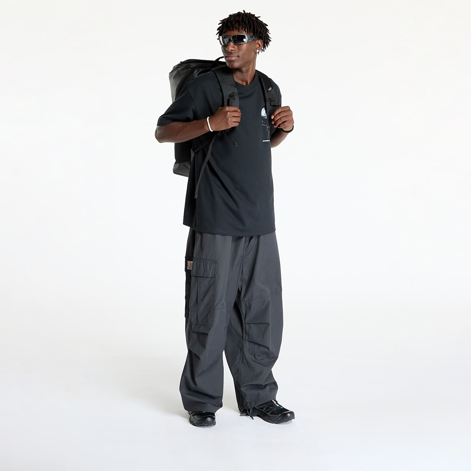 Férfi pólok Nike ACG Men's Dri-FIT Galaxy T-Shirt Black
