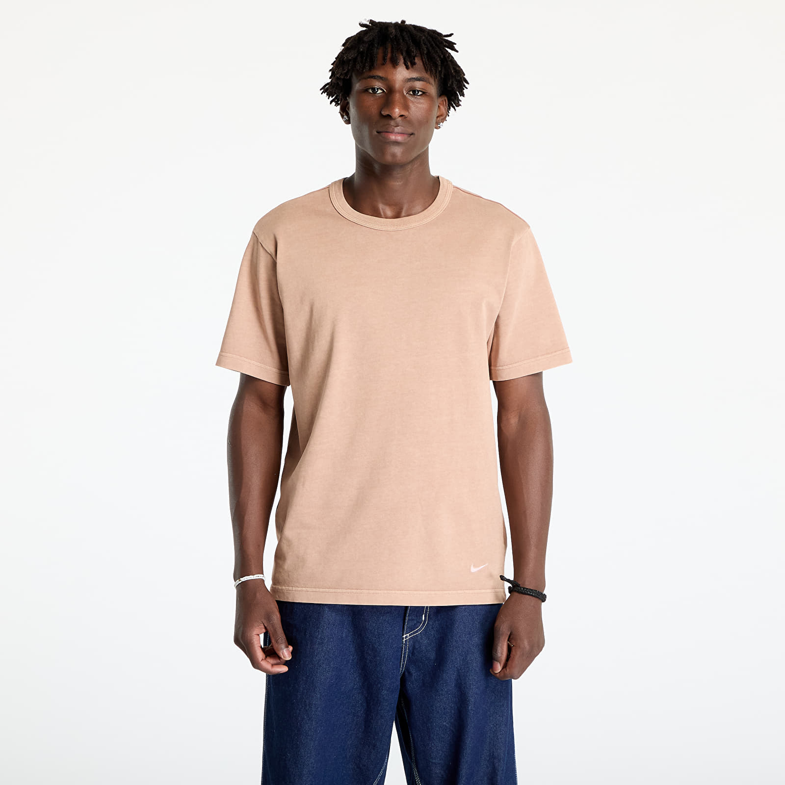 Männer T-Shirts Nike Life Men's Short-Sleeve Knit Top Hemp/ Hemp