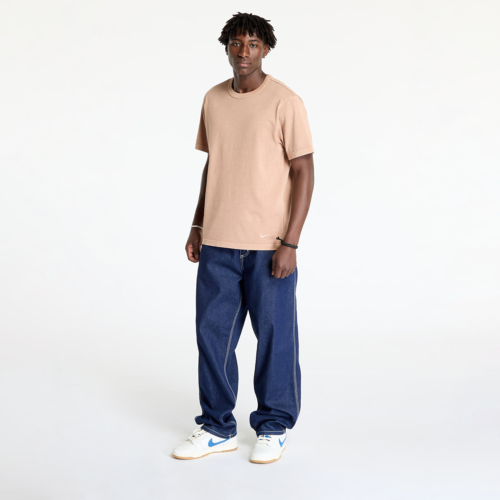 Männer T-Shirts Nike Life Men's Short-Sleeve Knit Top Hemp/ Hemp