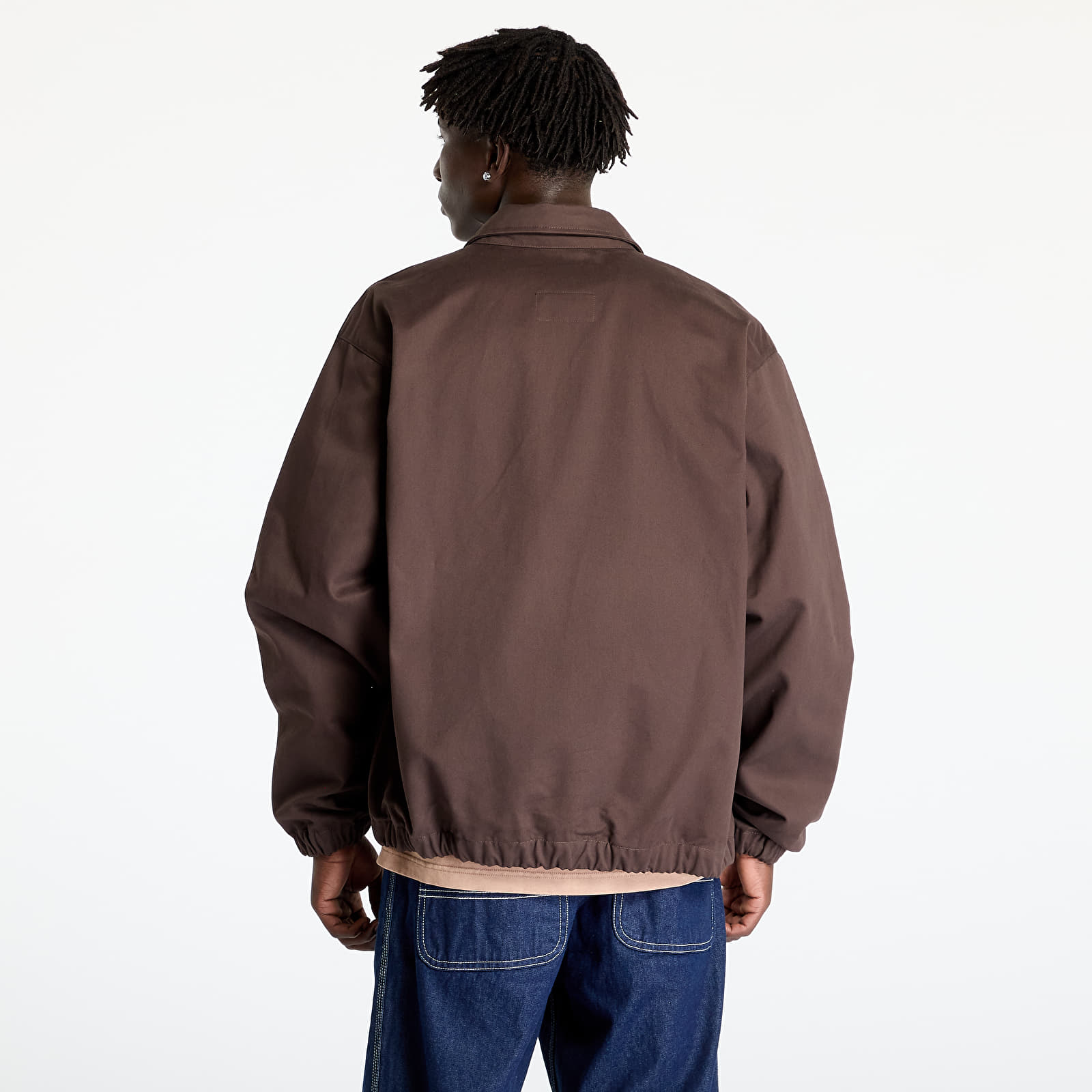 Giacche da uomo Nike Life Men's Woven Harrington Jacket Baroque Brown/ Baroque Brown