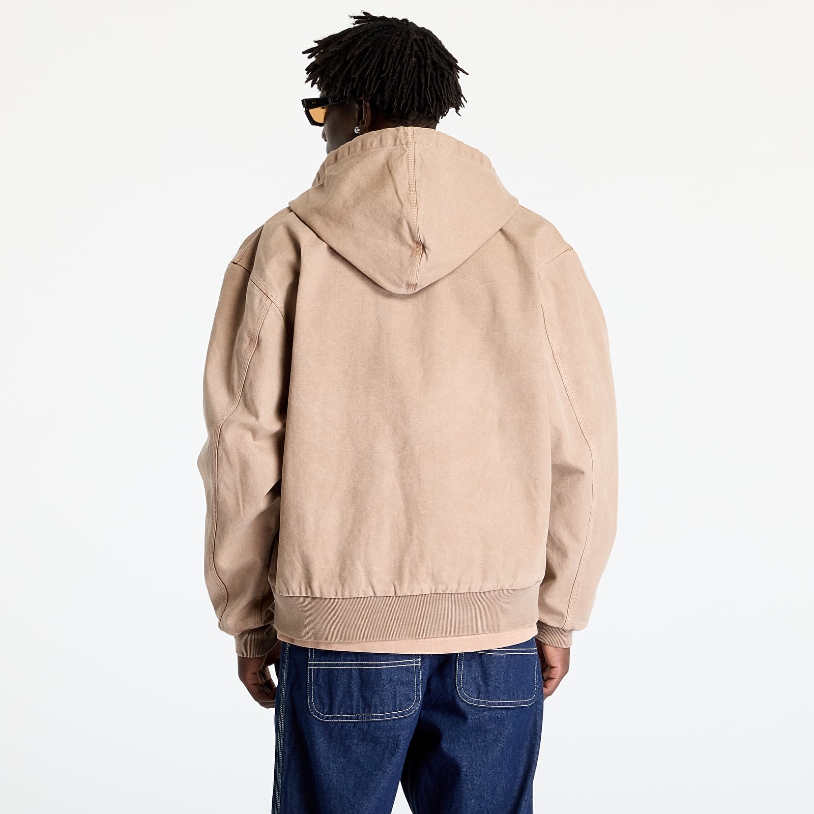 Pánské bundy Nike Life Men's Full-Zip Unlined Jacket Hemp/ Hemp