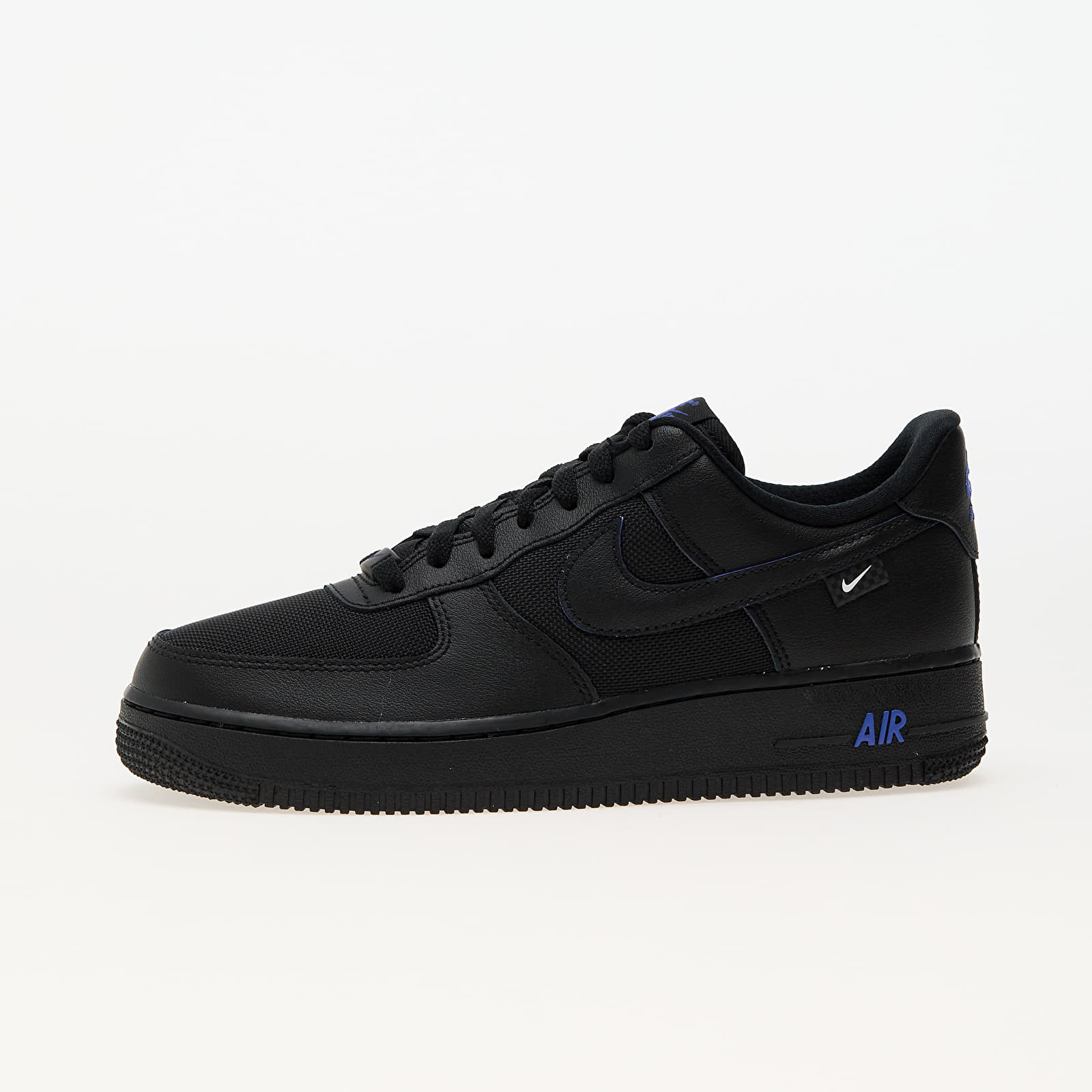 Ανδρικά παπούτσια Nike Air Force 1 '07 Black/ Black-Astronomy Blue-White