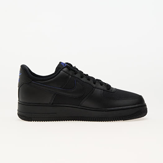 Men s shoes Nike Air Force 1 07 Black Black Astronomy Blue White Footshop
