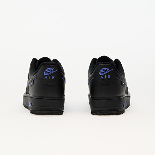 Nike air force 1 07 black and blue on sale
