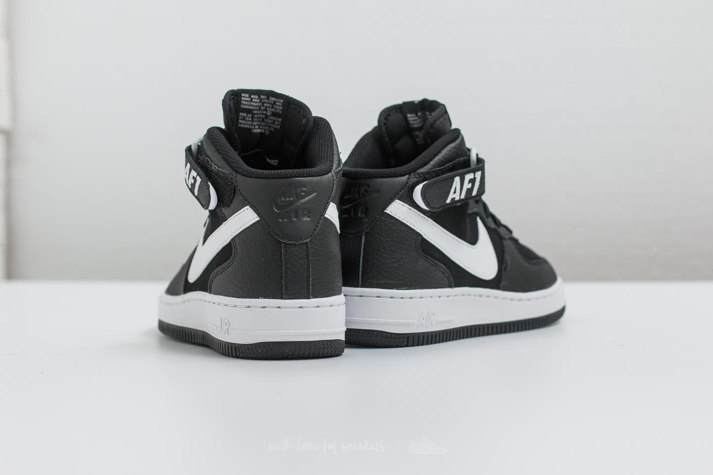 Women's shoes Nike Air Force 1 Mid (GS) Black/ White