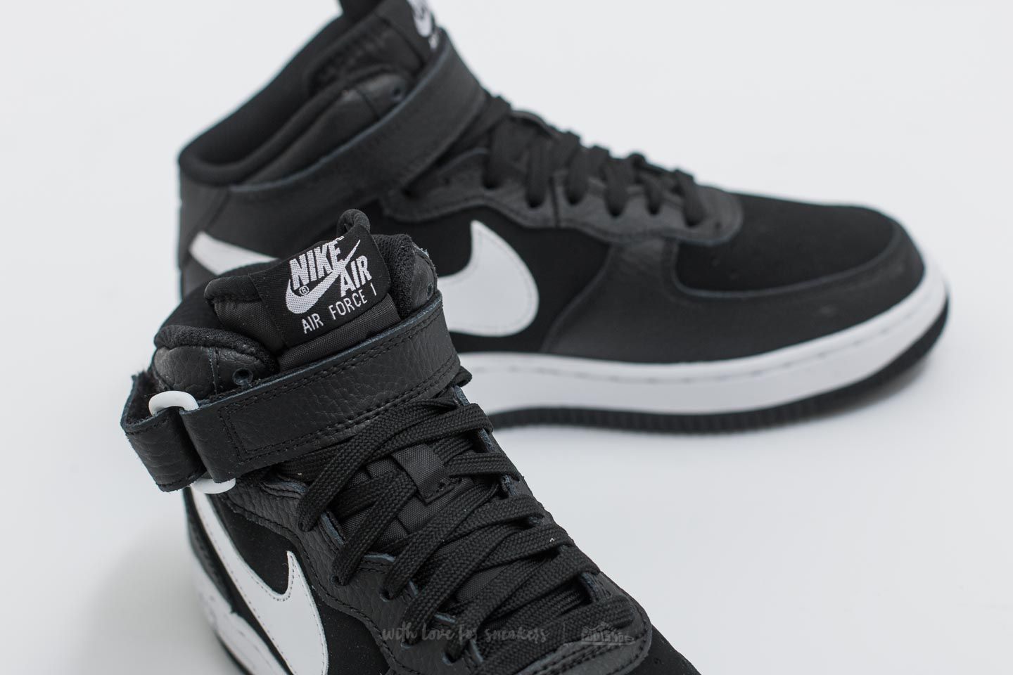 Women's shoes Nike Air Force 1 Mid (GS) Black/ White