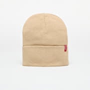Levi's® Slouchy Red Tab Beanie Beige