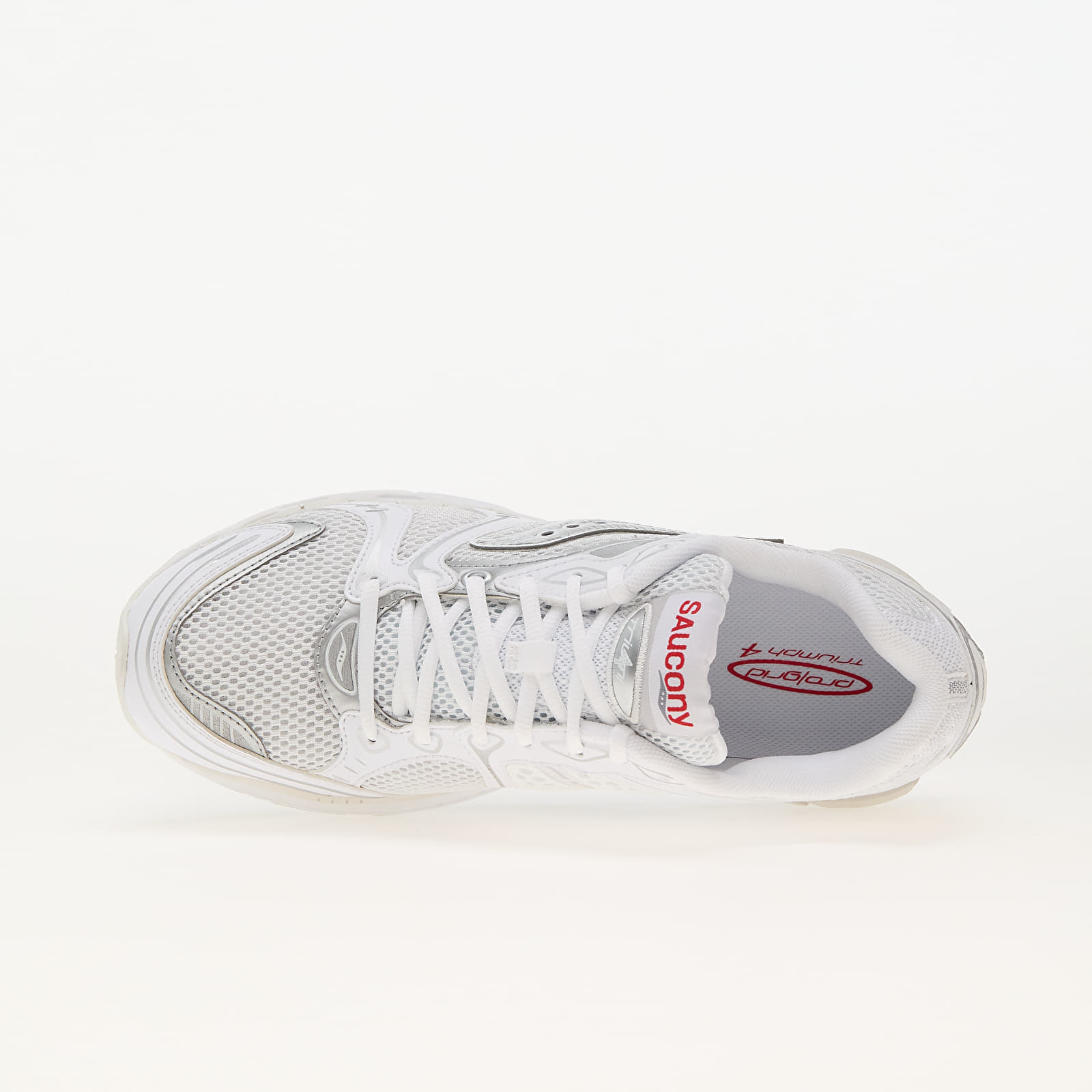 Herren Sneaker und Schuhe Saucony Progrid Triumph 4 White/ Silver