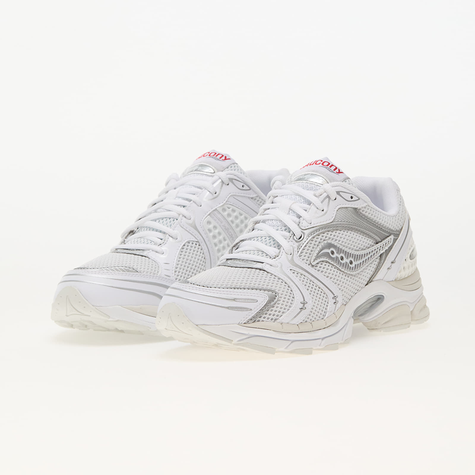 Herren Sneaker und Schuhe Saucony Progrid Triumph 4 White/ Silver