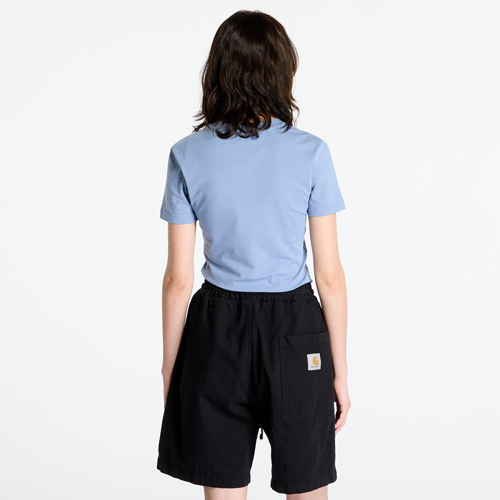 Women's T-shirts Daily Paper Unit Emb Fitted T-Shirt Country Blue