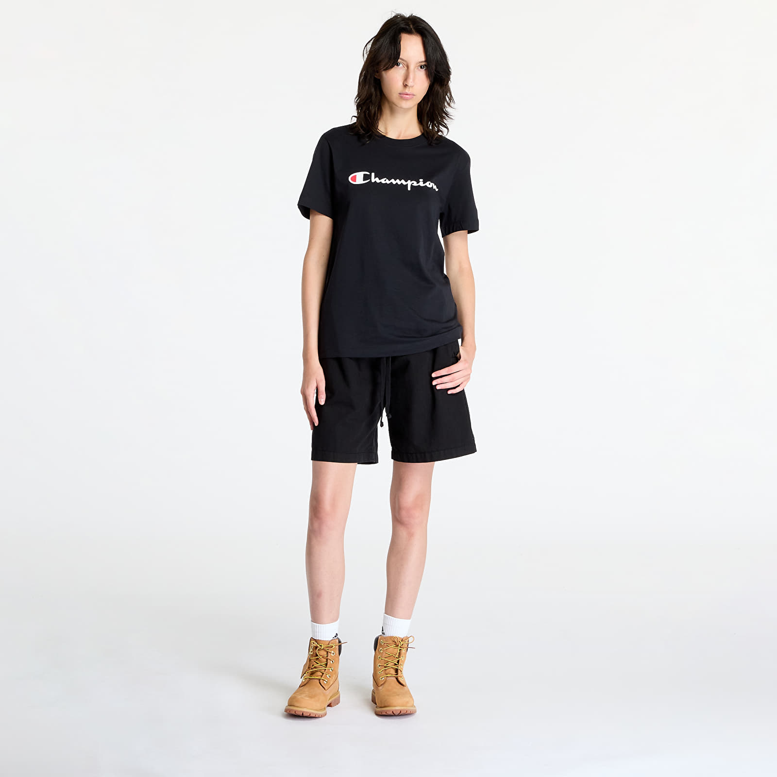 Sieviešu T-krekli Champion SS Tee Black
